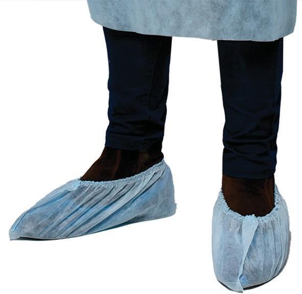 Бахіли середні, спанбонд 30g/m2(г/м2), (в упаковці 200шт.) нестерильні, одноразового використання,ТМ «АХІЛЛ»